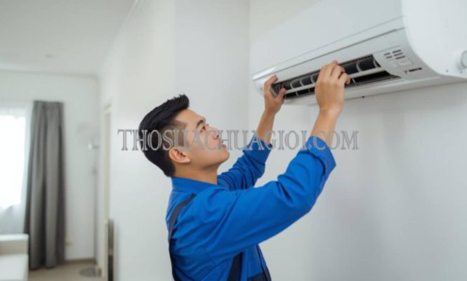 thợ tháo lắp máy lạnh kcn mỹ xuân