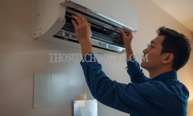 thợ tháo lắp máy lạnh kcn mỹ xuân giá rẻ