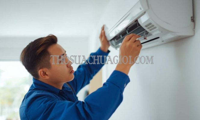 thợ tháo lắp máy lạnh kcn phú mỹ giá rẻ