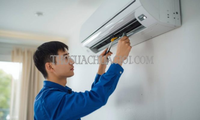 thợ tháo lắp máy lạnh phường hàng gòn giá rẻ