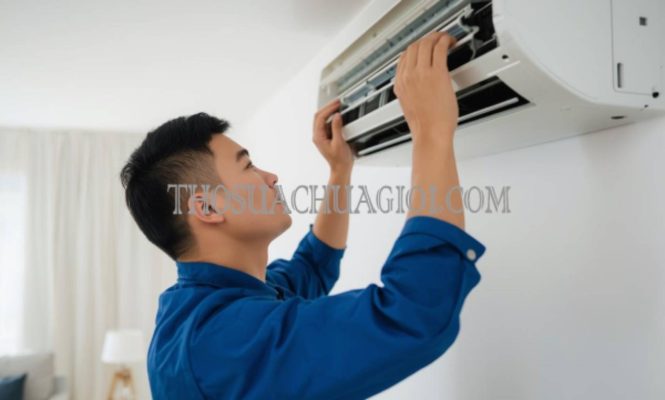 thợ tháo lắp máy lạnh tại cái mép uy tín