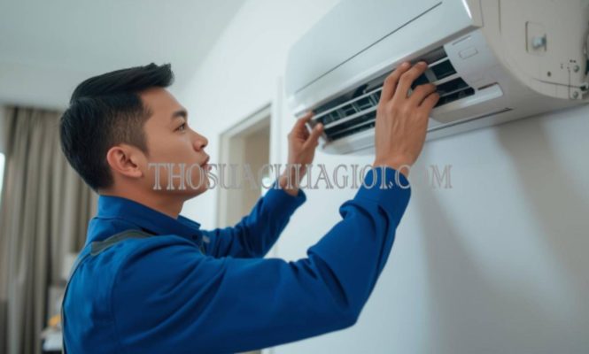 thợ tháo lắp máy lạnh tại đất đỏ