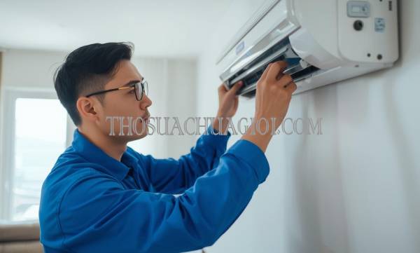 thợ tháo lắp máy lạnh tại hải phòng