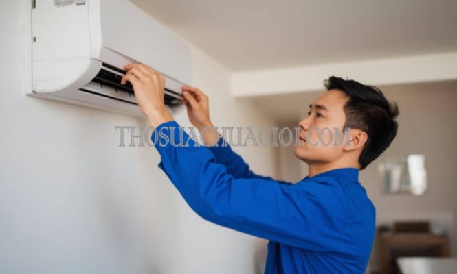 thợ tháo lắp máy lạnh tại long thành