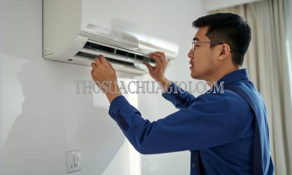thợ tháo lắp máy lạnh tại ngã bảy uy tín