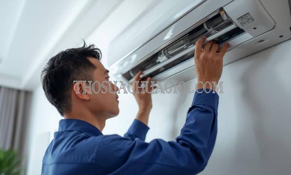 Thợ tháo lắp máy lạnh tại Rạch Giá chất lượng 25 phút có