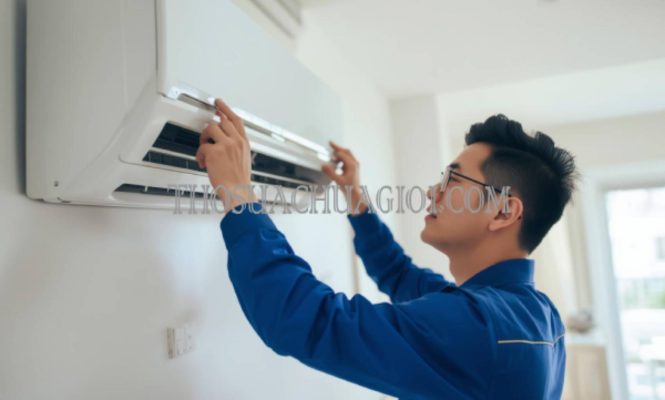 thợ tháo lắp máy lạnh tại trảng bom