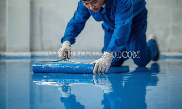 thợ thi công sơn epoxy kcn long hậu uy tín