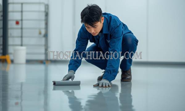 thợ thi công sơn epoxy kcn mỹ xuân giá rẻ