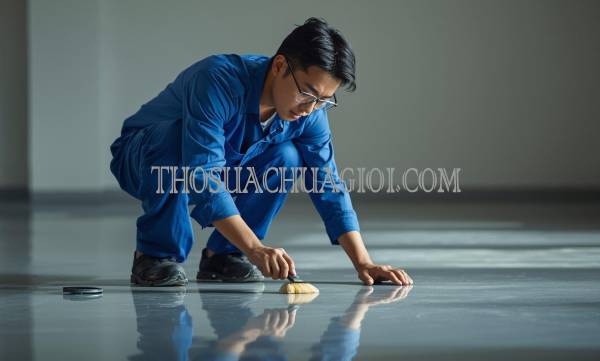 Thi công sơn Epoxy KCN Phú Mỹ giá rẻ 20 phút có mặt