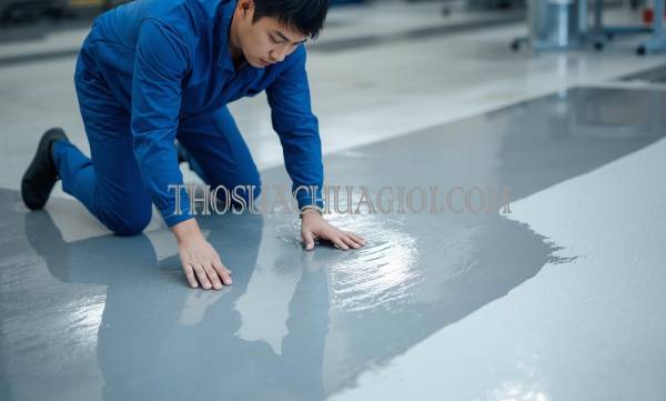 thợ thi công sơn epoxy kcn tân đức