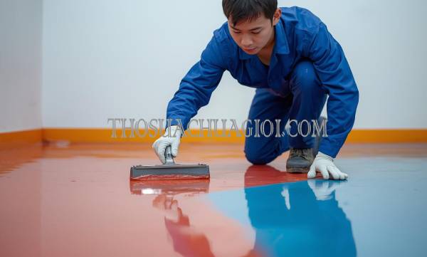 thợ thi công sơn epoxy phường kiến tường giá rẻ