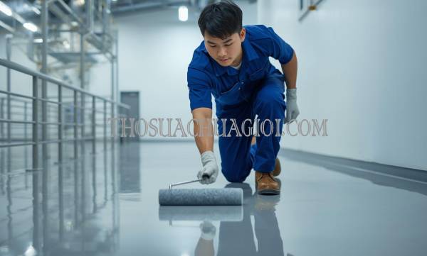 Thi công sơn Epoxy phường Tam Long uy tín 15 phút đến nơi