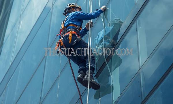 thợ vệ sinh kính tòa nhà phường linh tây giá rẻ