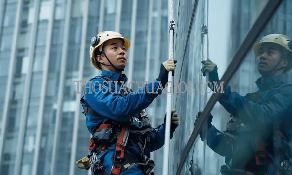 thợ vệ sinh kính tòa nhà phường linh tây uy tín