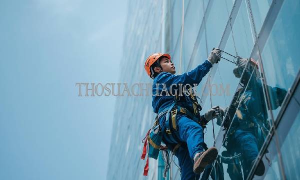 thợ vệ sinh kính tòa nhà phường tam phú uy tín