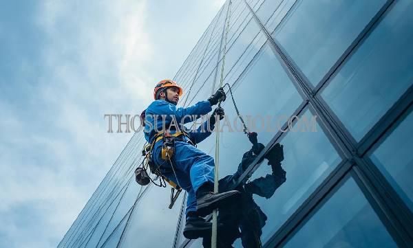 thợ vệ sinh kính tòa nhà phường tân thành giá rẻ