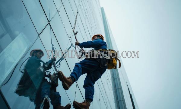 thợ vệ sinh kính tòa nhà phường thạnh mỹ lợi