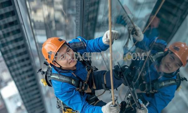 thợ vệ sinh kính tòa nhà phường trường thạnh uy tín
