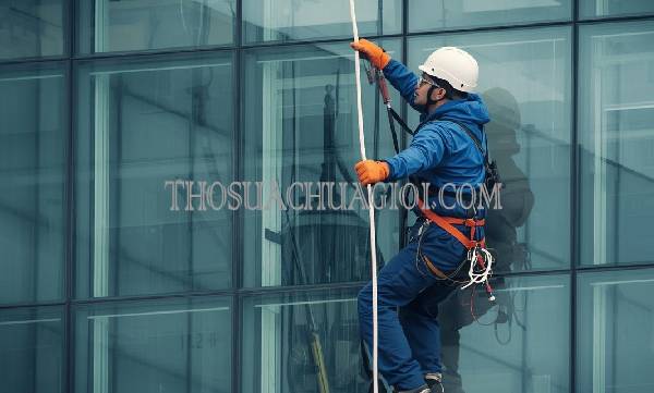 thợ vệ sinh kính tòa nhà xã phước lộc uy tín