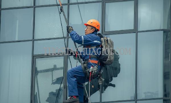 thợ vệ sinh kính tòa nhà xã tân phú trung giá rẻ