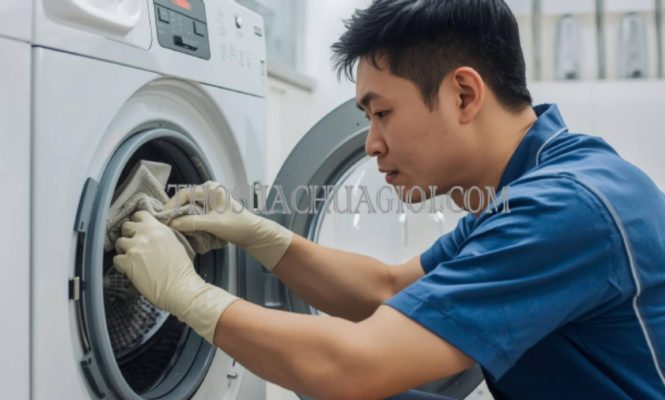 thợ vệ sinh máy giặt phường bình long giá rẻ