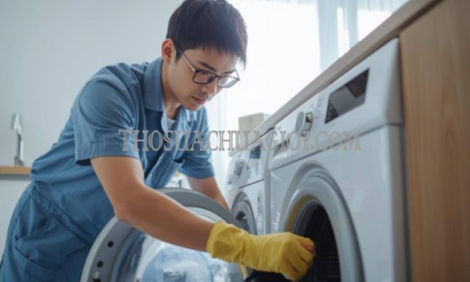 thợ vệ sinh máy giặt phường long hưng giá rẻ