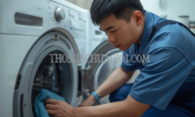 thợ vệ sinh máy giặt phường long hưng