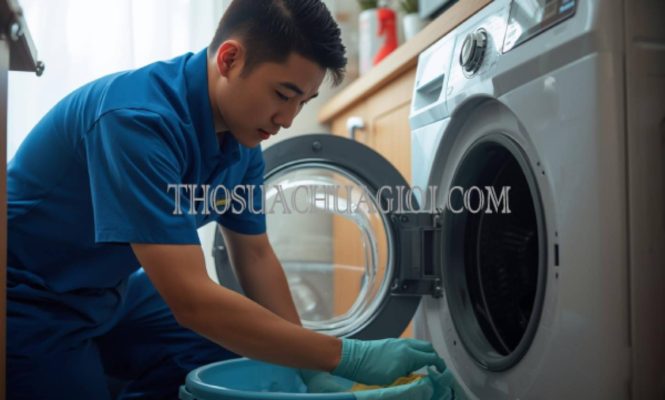 thợ vệ sinh máy giặt phường xuân lập uy tín