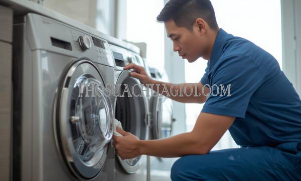 thợ vệ sinh máy giặt tại châu đức giá rẻ