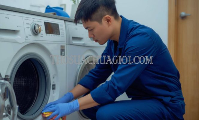 thợ vệ sinh máy giặt tại long thành