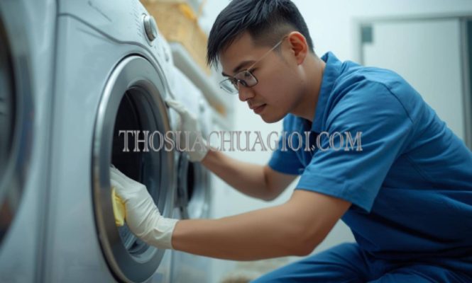 thợ vệ sinh máy giặt tại long thành uy tín