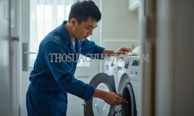 thợ vệ sinh máy giặt tại trảng bom