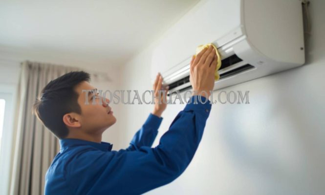 thợ vệ sinh máy lạnh kcn mỹ xuân uy tín