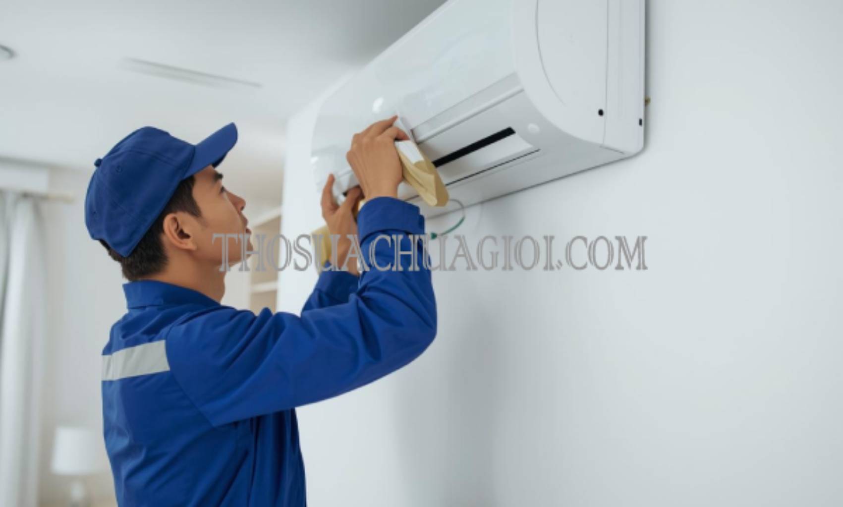 Thợ vệ sinh máy lạnh KCN Mỹ Xuân liên hệ 10 phút có