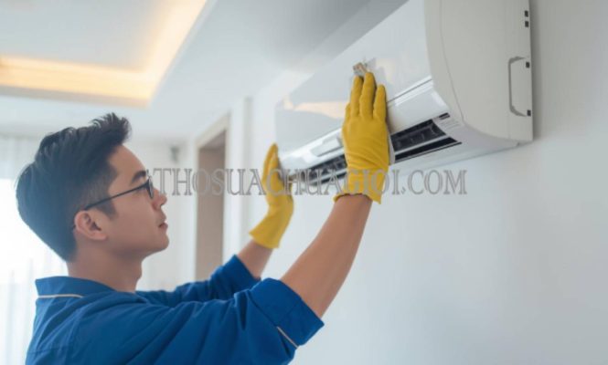 thợ vệ sinh máy lạnh kcn phú mỹ giá rẻ