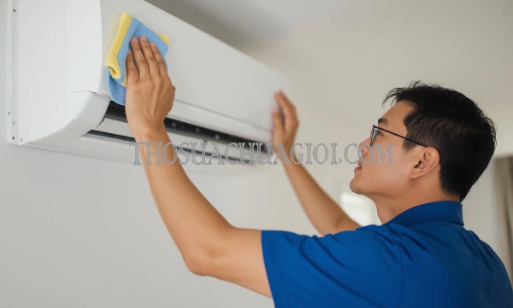Thợ vệ sinh máy lạnh KCN Phú Mỹ chất lượng 25 phút có