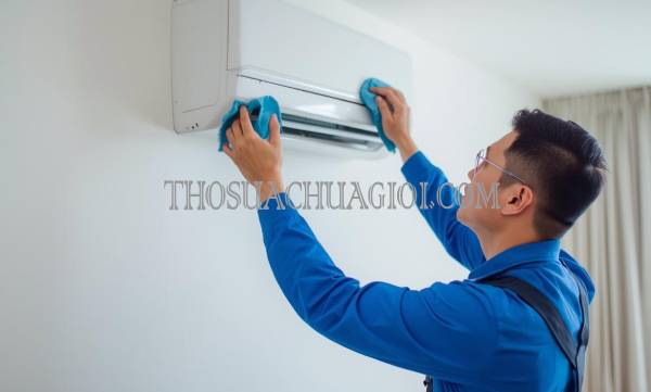 thợ vệ sinh máy lạnh phường chơn thành giá rẻ
