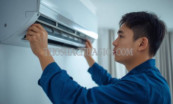 thợ vệ sinh máy lạnh phường nghĩa lộ uy tín