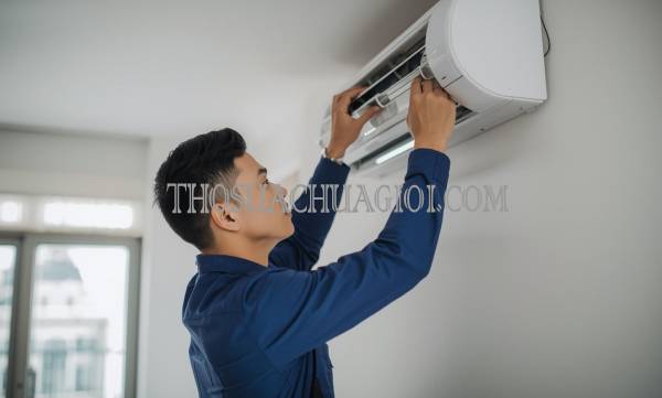 Thợ vệ sinh máy lạnh phường Nghĩa Lộ liên hệ 10 phút có