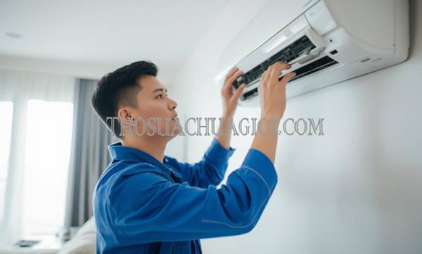 thợ vệ sinh máy lạnh tại bắc giang giá rẻ