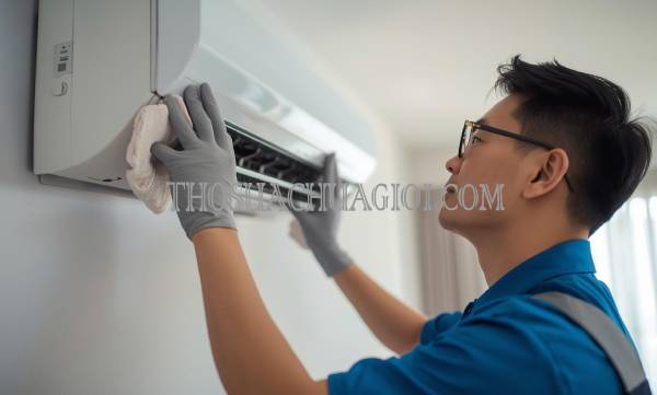 Thợ vệ sinh máy lạnh tại Cà Mau liên hệ 10 phút có