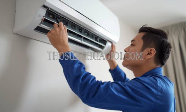 thợ vệ sinh máy lạnh tại chung cư akari city giá rẻ