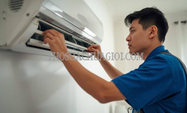 thợ vệ sinh máy lạnh tại chung cư akari city uy tín
