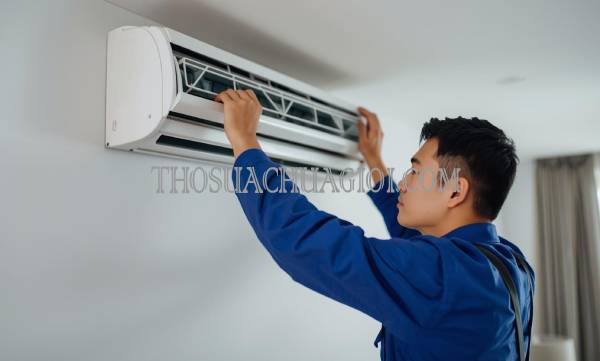 thợ vệ sinh máy lạnh tại chung cư âu cơ tower giá rẻ