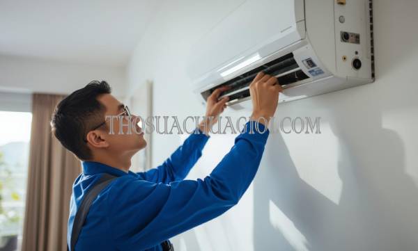 Thợ vệ sinh máy lạnh tại chung cư Âu Cơ Tower chất lượng 25 phút có
