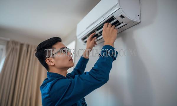thợ vệ sinh máy lạnh tại chung cư đức khải uy tín