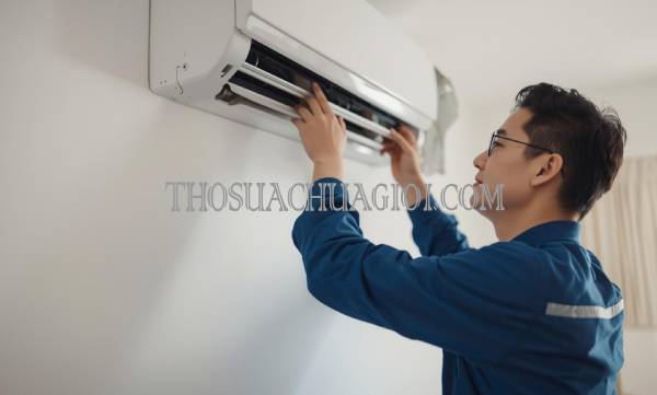 thợ vệ sinh máy lạnh tại chung cư grand marina