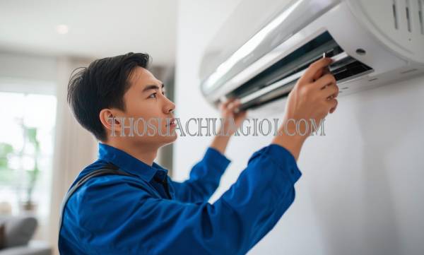 thợ vệ sinh máy lạnh tại chung cư him lam chợ lớn uy tín