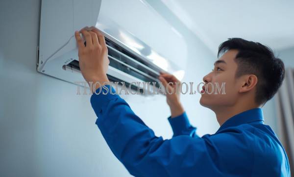 thợ vệ sinh máy lạnh tại chung cư him lam nam khánh uy tín